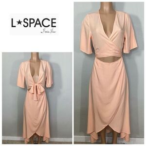 New. L*SPACE wrap dress. Small. Retails $178